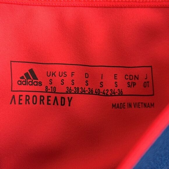 Adidas Alphaskin Graphic Mid Rise Training Tights SignalPink/TeamRoy size small - Picture 8 of 14